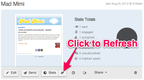 refresh stats Refresh Stats Button