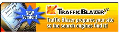 TrafficBlazer prepares your site so the search engines find it!
